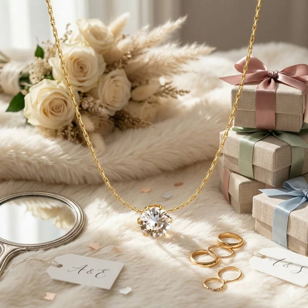 Solis Solitaire necklace