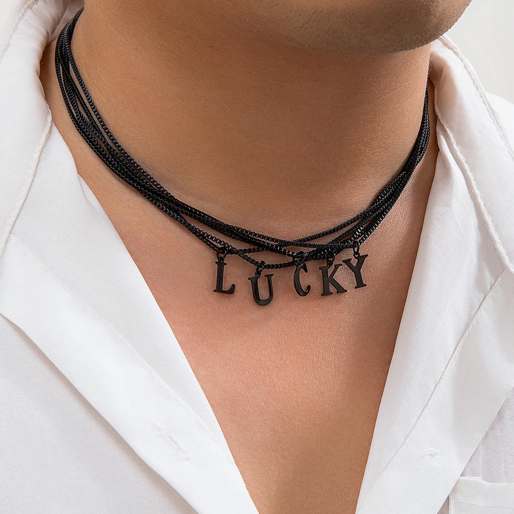 Dark Letter Pendant