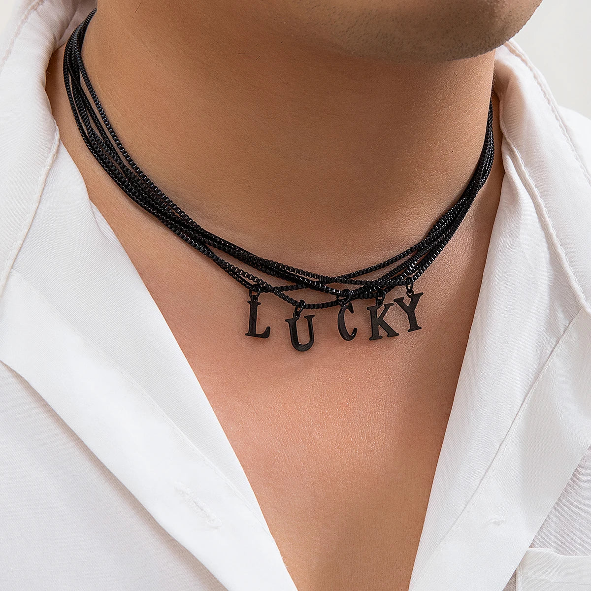 Dark Letter Pendant