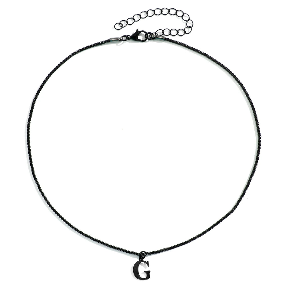 Dark Letter Pendant