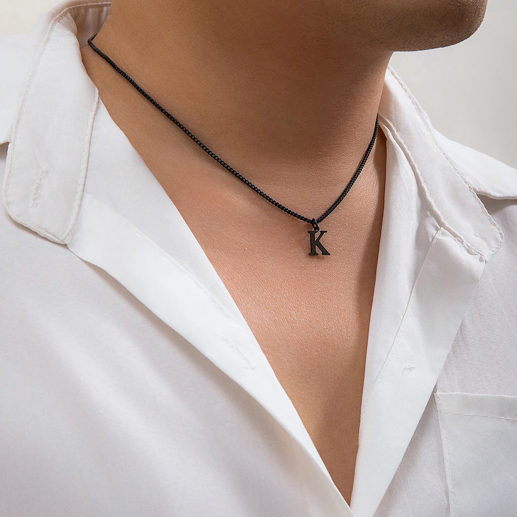 Dark Letter Pendant