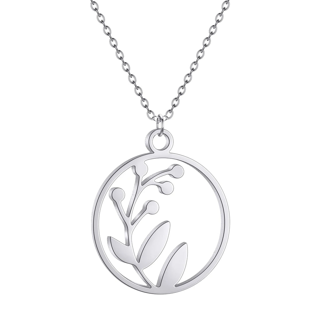 Minimalist Foliage necklace
