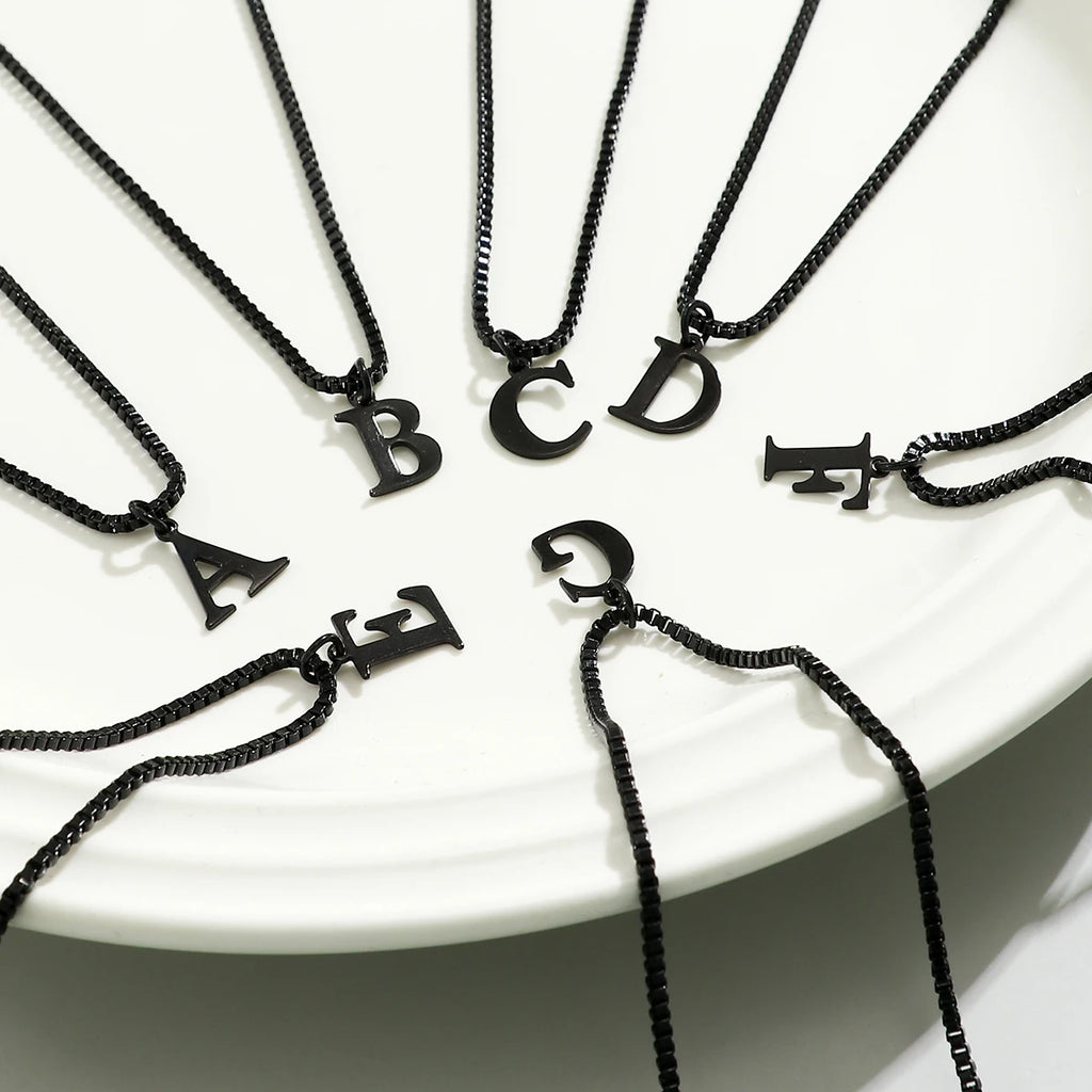 Dark Letter Pendant