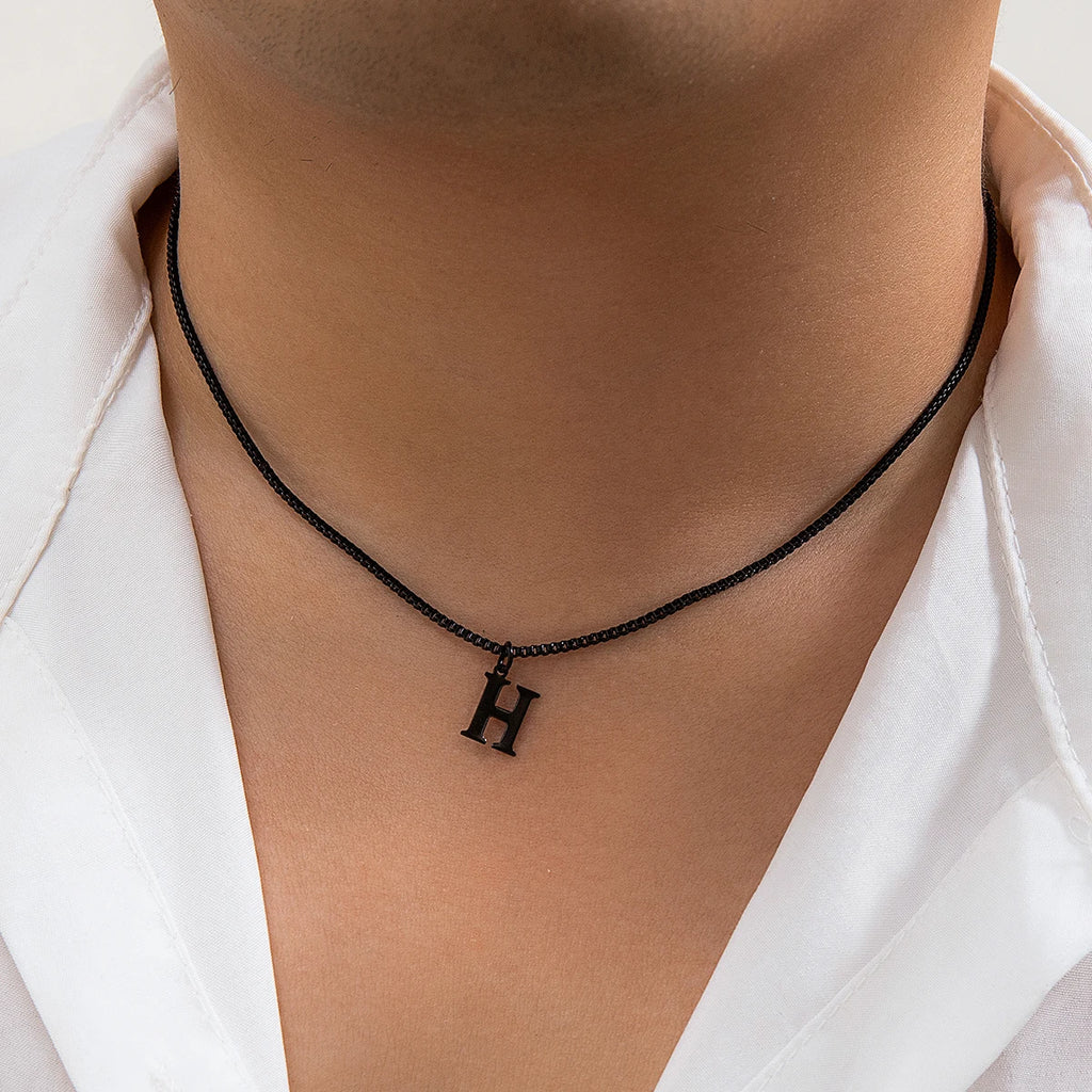 Dark Letter Pendant